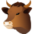 Bull Head Icon 48x48 png